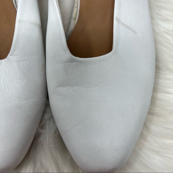 James Smith Cafe society mule white wood leather 38 - Picture 3 of 10